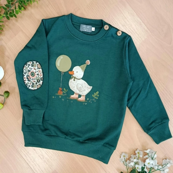 Sudadera patitos Mon petit bonbon 