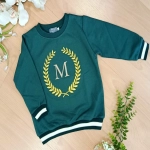 Sudadera verde Mon petit bonbon IM020
