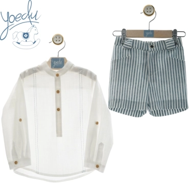 Traje con bermudas niño Yoedu