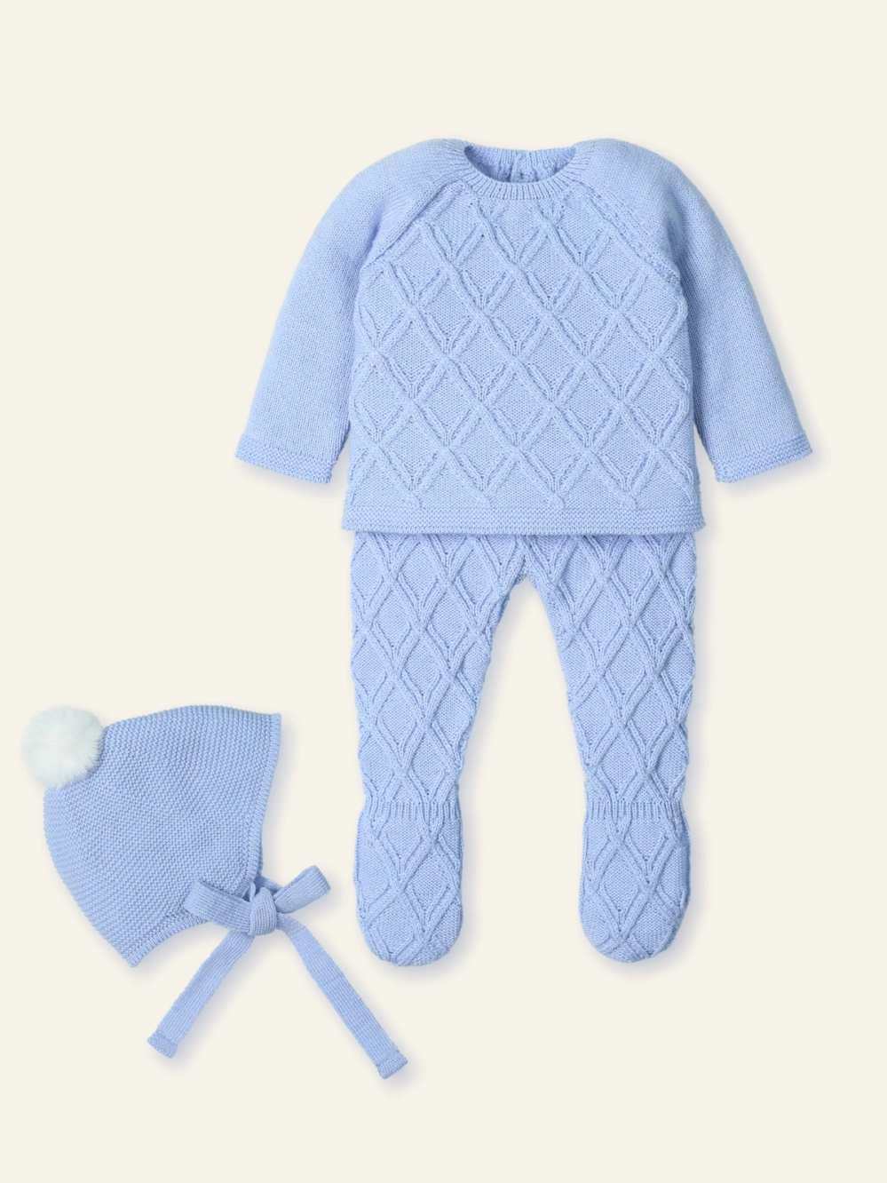 Traje de 3 piezas 'Cielo invernal' Mac Ilusión 9807