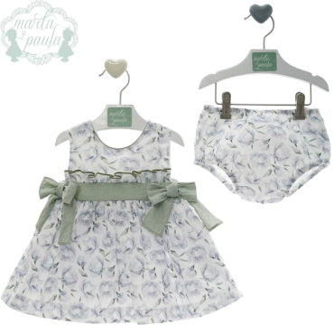 Vestido bebe con braguita 'Sagitario' Marta y Paula 0327