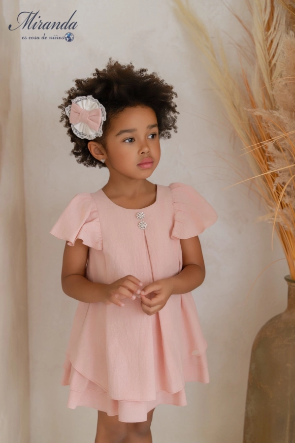 Vestido coral Miranda 0231v