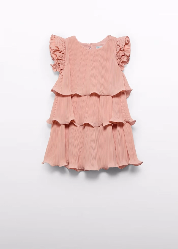 Vestido crepe plisado Abel y Lula 5061