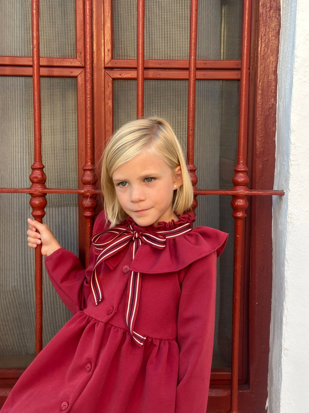 Vestido granate Eve Children 6644VE