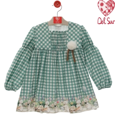 Vestido infantil 'Botones' Del Sur 5191