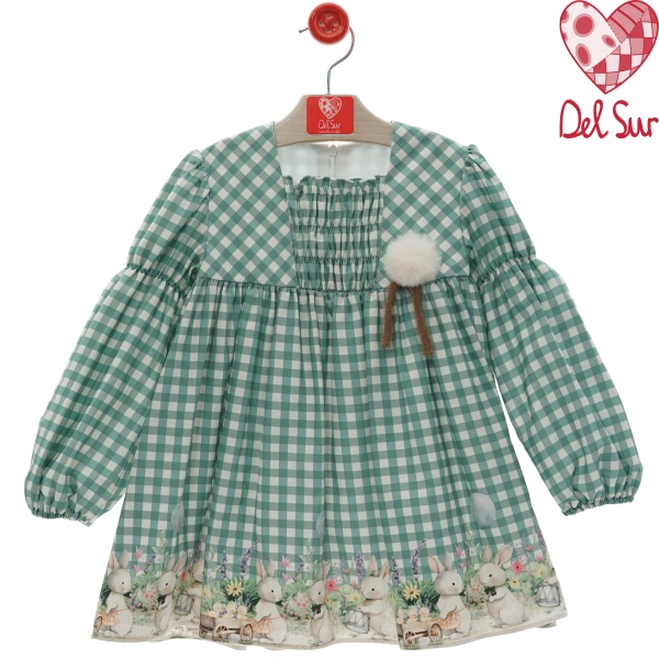 Vestido infantil 'Botones' Del Sur 5191