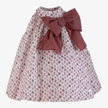 Vestido infantil fresas Miranda 0254-v