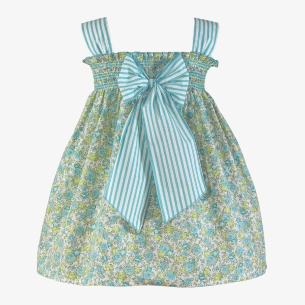 Vestido infantil verde Miranda 