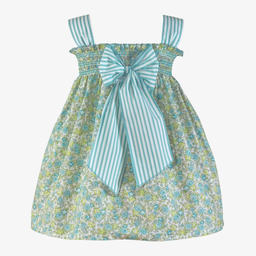 Vestido infantil verde Miranda 0623v