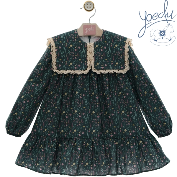 Vestido niña floral Yoedu 5165