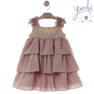 Vestido niña 'Porcelana' Yoedu 0502
