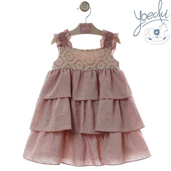 Vestido niña 'Porcelana' Yoedu 0502