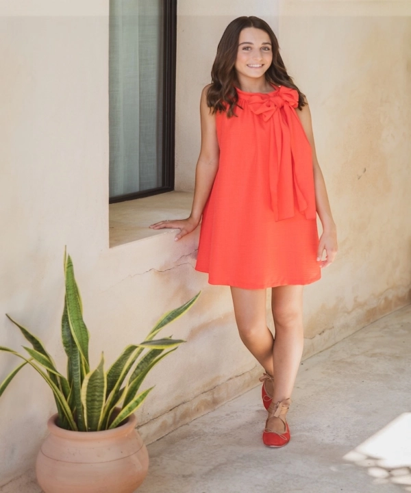 Vestido rojo verano Eve Children 7703ve