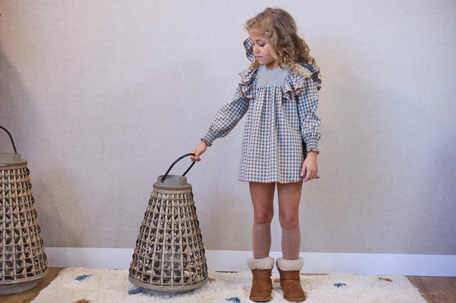 Vestido vichy 'Bichitos' La Martinica 9958g